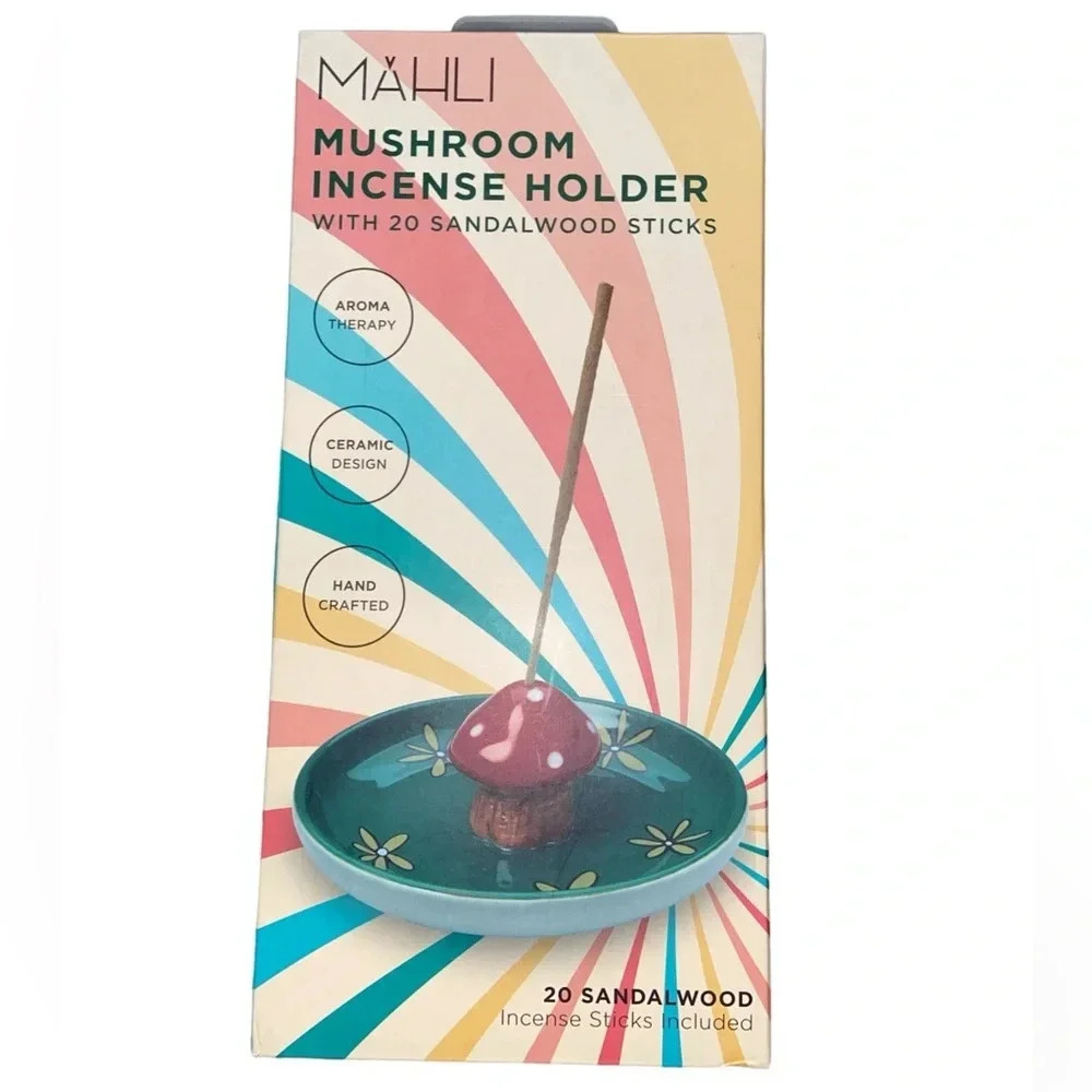 New Mushroom Incense Holder And Sticks